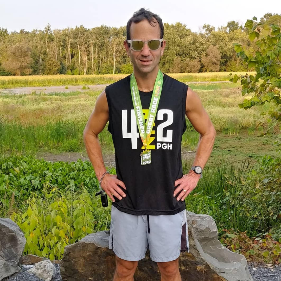 Jeff Paladina, male p3r ambassador, shown outside