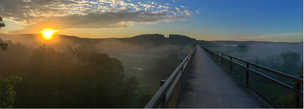 Image of Salisbury Viaduct at sunrise