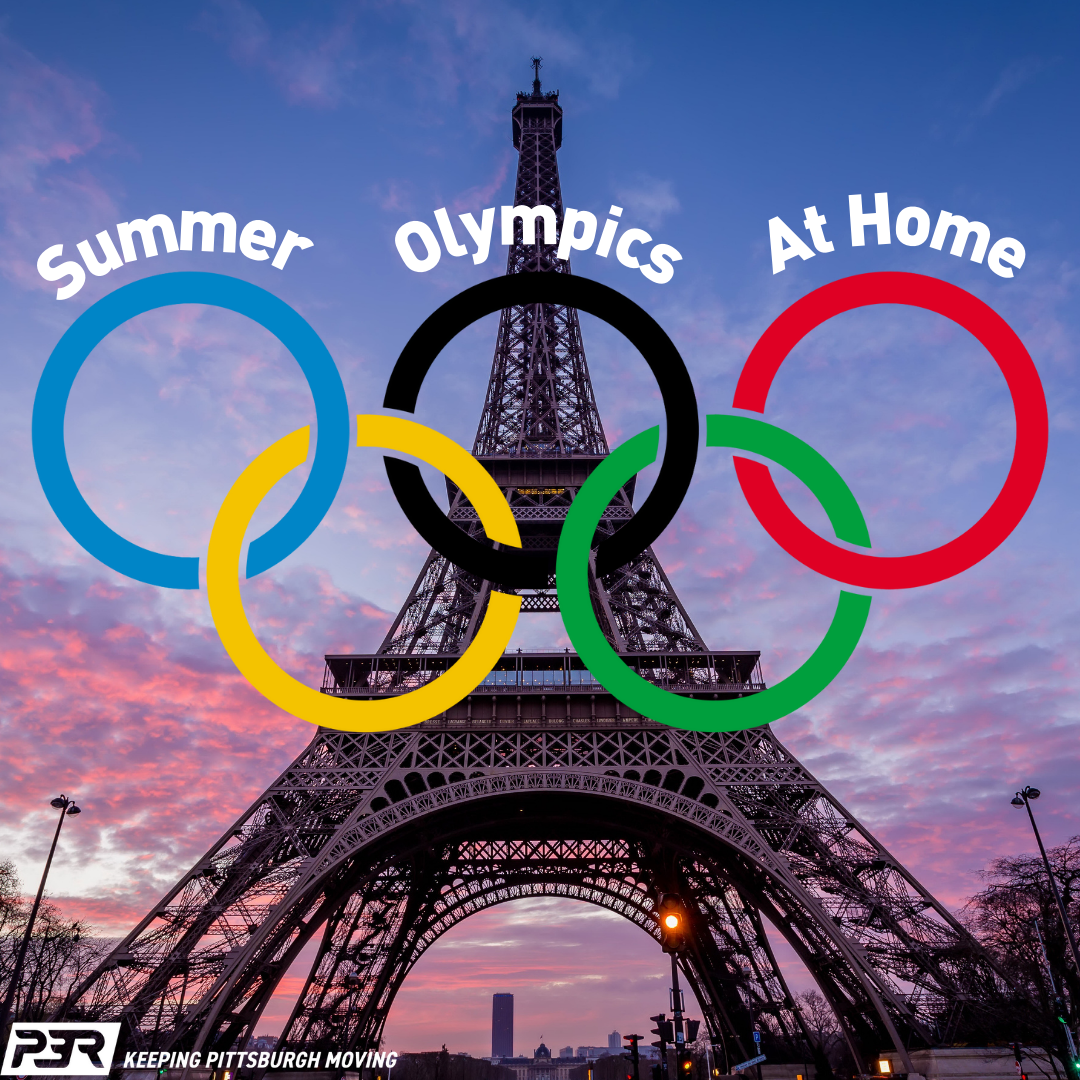Summer Olympics at Home with Paris background