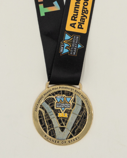 UPMC Health Plan Pittsburgh Half Marathon Medal