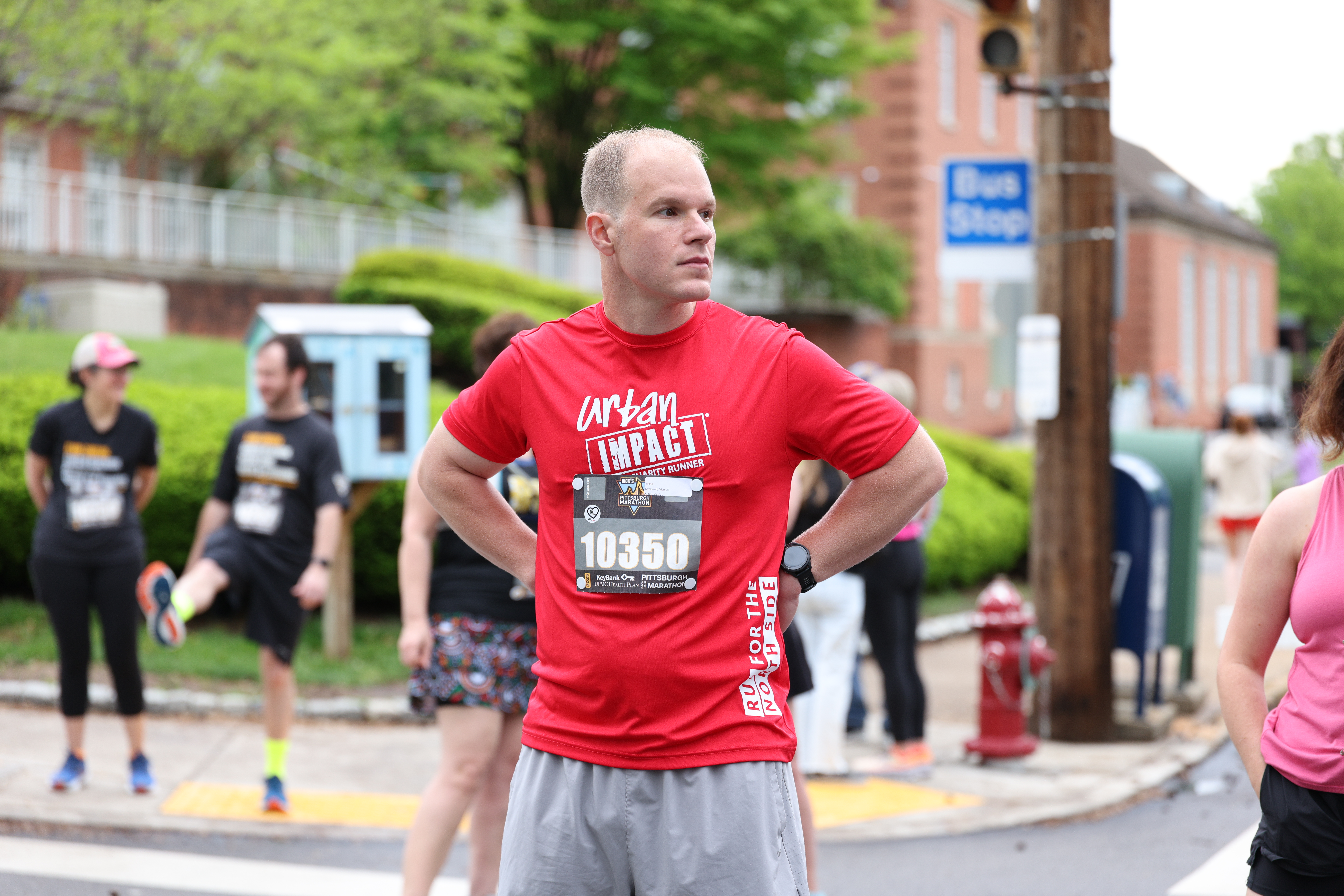 Runner in 2025 Pittsburgh Marathon