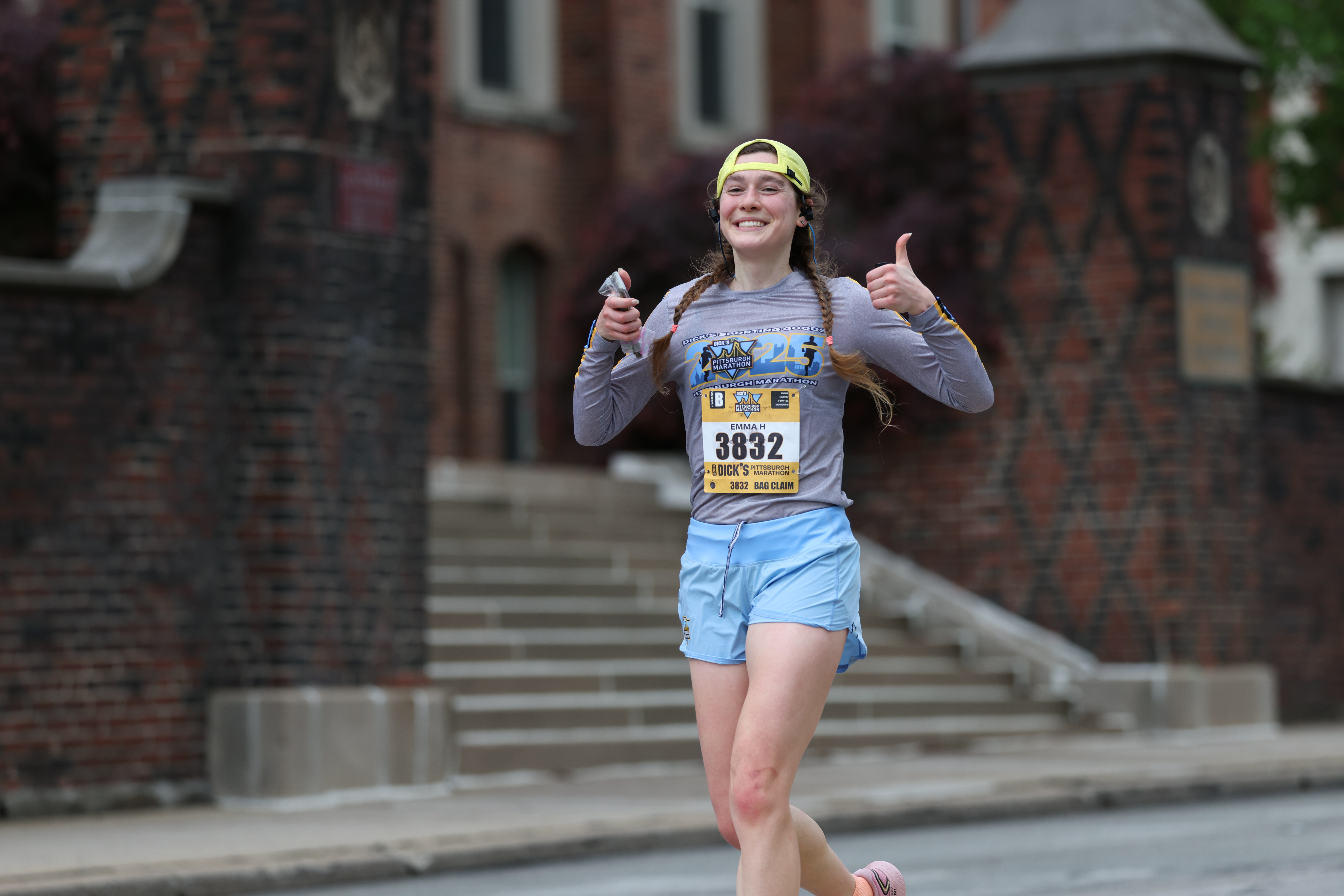 Photo of a runner smiling