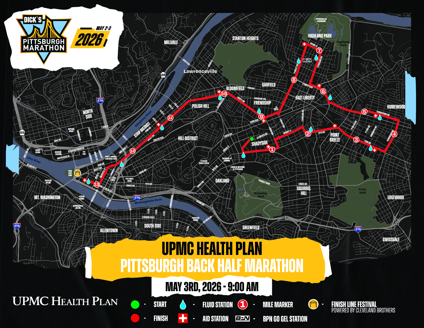 2026 UPMC HEALTH PLAN PITTSBURGH BACK HALF MARATHON